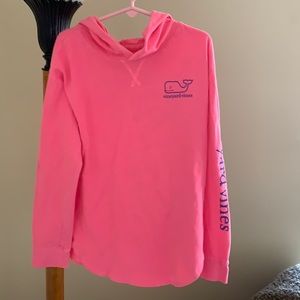 Vineyard Vines girls pink long sleeve top, M 10/12